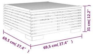 Garten-Lounge-Set 3028565-11 (6-teilig) Grau - Massivholz - Holzart/Dekor - 69 x 60 x 69 cm