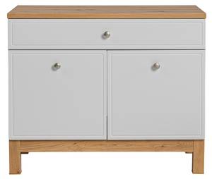 Schrank unter waschbecken SAMOA CUW60 2 Weiß - Holzwerkstoff - Kunststoff - 60 x 75 x 50 cm