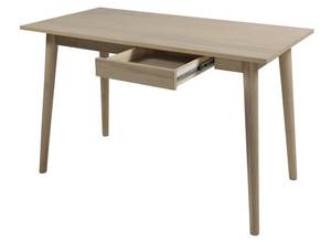 Bureau Martha Blanc - Bois massif - 120 x 75 x 60 cm