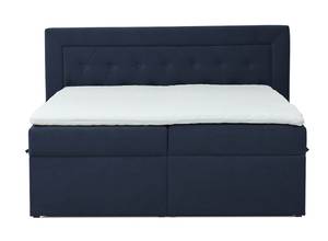 Boxspringbett Allure Pocket und Visco Blau - Breite: 160 cm