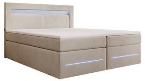 Boxspringbett Minera Beige - Breite: 200 cm - H3