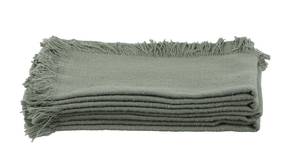 Serviette Xavie (4er-Set) Grün - Textil - 40 x 1 x 40 cm