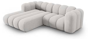 modulares Ecksofa LUPINE 3 Sitzplätze Hellgrau