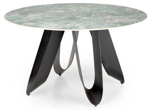 Table à manger Giovanni Vert - 135 x 76 x 135 cm