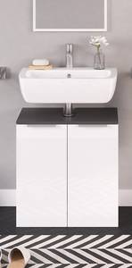 Meuble sous vasque simple Otis 29981 Blanc - Bois manufacturé - 58 x 60 x 33 cm