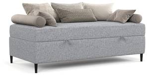 Boxspringbett Araya Grau - Breite: 90 cm - H2