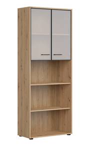 Highboard Space Office Braun - Holzwerkstoff - 80 x 203 x 38 cm