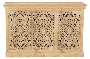 Sideboard LAKADEE Braun - Massivholz - Holzart/Dekor - 140 x 90 x 40 cm