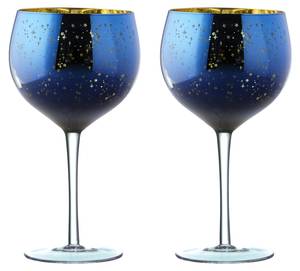 Galaxy Gin Gläser 2er Set Glas - 12 x 22 x 12 cm
