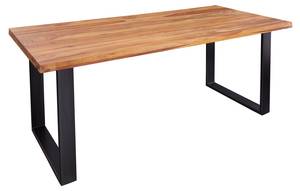 Esstisch IRON CRAFT Braun - Massivholz - Holzart/Dekor - 180 x 76 x 90 cm