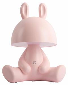 Lampe de table Lapin LED Rose foncé