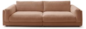 Big Sofa RAINA Braun - Breite: 294 cm - Textil