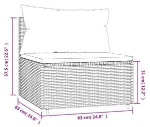 Mittelsofa 3029630-1 Grau