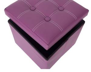 Fußhocker  Croco Violett