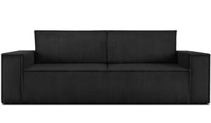 NAPI Sofa 3 Sitzer Schwarz - Breite: 244 cm