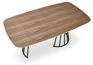 Table à manger Ewerton Marron - Bois manufacturé - 200 x 76 x 100 cm