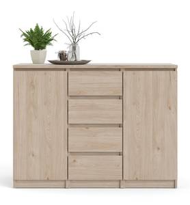 Sideboard Nada Kastanienbraun - Eiche Schwarzbraun Dekor