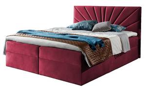 Boxspringbett TREZO 4 140cm Rot Rot - Holzwerkstoff - 146 x 105 x 206 cm