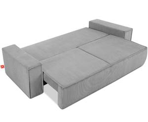 NAPI Sofa 3 Sitzer Hellgrau - Breite: 244 cm