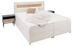 Boxbett ESPOO 4 mit 2x Nachttisch Beige - Breite: 180 cm