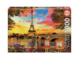 Puzzle Sonnenuntergang in Paris Papier - 33 x 7 x 47 cm