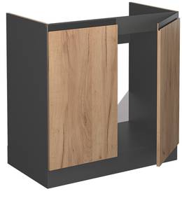 Meuble cuisine R-Line 39720 Anthracite - Imitation chêne truffier de sonoma