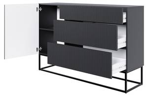 Veldio Sideboard mit Schubladen Schwarz