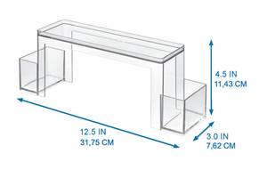 Regaleinsatz Organizer HOME EDIT Kunststoff - 8 x 12 x 32 cm