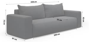 Sofa Serole Graphit