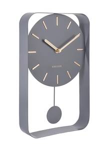 Horloge murale Pendulum Charm Gris