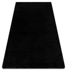 Tapis Posh Shaggy Noir Très Épais Noir - Textile - 120 x 1 x 160 cm