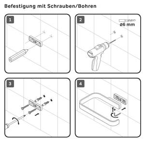 Func Toilettenpapierhalter für WC Schwarz