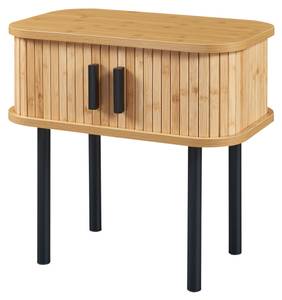 Beistelltisch Tvedestrand Beige - Holzwerkstoff - Metall - 30 x 45 x 48 cm