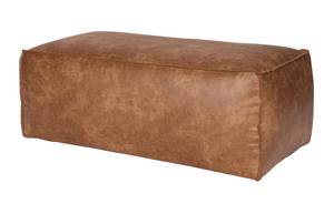 RODEO - Pouf en cuir cognac Marron