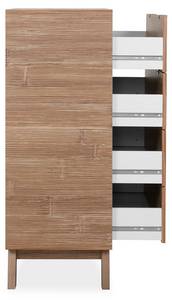 Kommode Boobang Beige - Holzwerkstoff - 40 x 105 x 82 cm