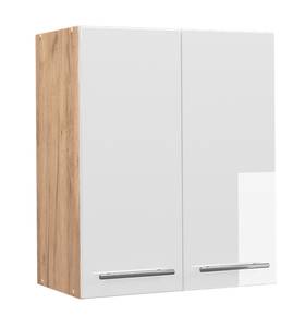 Hängeschrank Fame-Line 38387 Hochglanz Weiß - Sonoma Eiche Trüffel Dekor - 60 x 72 cm