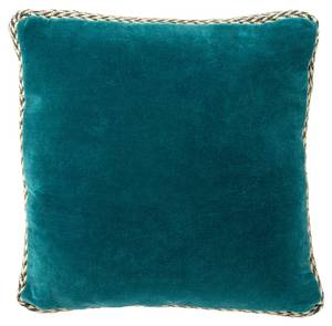 Housse de coussin Manoe Bleu pétrole - 45 x 45 x 45 cm