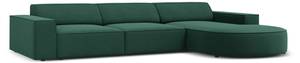 Ecksofa JODIE 4 Sitzplätze Grün