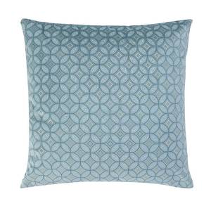 Housse de coussin déco Kansas Bleu - Textile - 40 x 40 x 40 cm