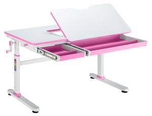 Bureau pour enfant Sauda Rose foncé - Blanc