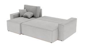 Ecksofa Paris Grau - Holz teilmassiv - 244 x 83 x 145 cm