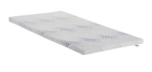 Surmatelas ViscoTouch Blanc - Textile - 90 x 5 x 190 cm