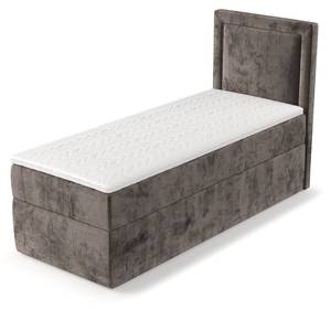 Boxspringbett Indeo Braun - Breite: 100 cm - H2