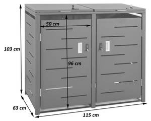 Mülltonnenverkleidung E83 (2er) Silber