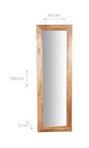 Spiegel LINDE Braun - Massivholz - Holzart/Dekor - 3 x 180 x 60 cm