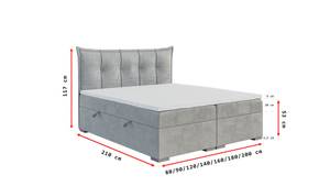 Boxspringbett MIRKA Breite: 90 cm - H3