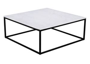 Table basse Saku Blanc - Pierre - 100 x 40 x 100 cm