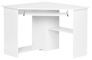 Computertisch LENDA Schreibtisch Weiß Weiß - Holzwerkstoff - 94 x 90 x 48 cm