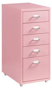 Caisson de bureau Kökar Rose foncé - Hauteur : 69 cm