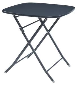 Table de jardin pliante Sande Noir - 70 x 70 cm